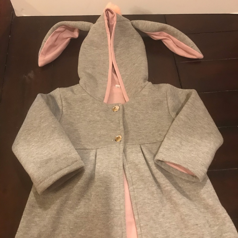 Girls Bunny Coat Size 12 months